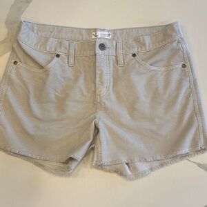 Carve Designs Dogtown 4” inseam Light Gray S 6 Courderoy Shorts
